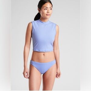 Athleta Rib Crop Rashguard